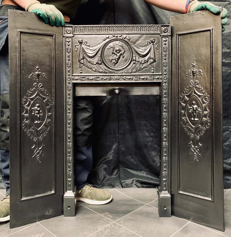 Buy an Antique Fire Insert from Griffin Antique Fireplaces in Scotland